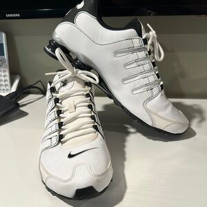 Nike White and Black Athletic Shoes